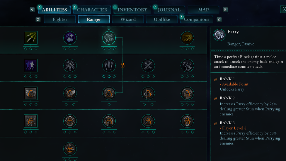 Parry Ability