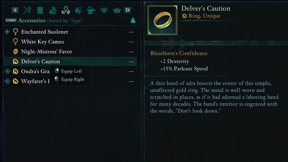 Delver&#039;s Caution Ring