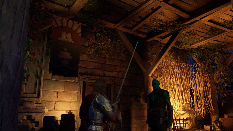 In Front of the Storeroom