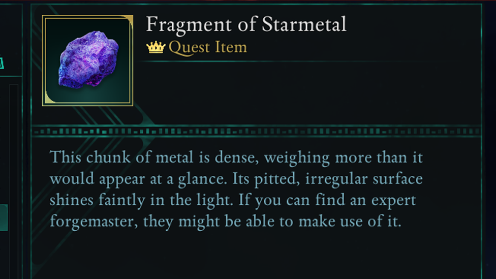 Starmetal Fragment