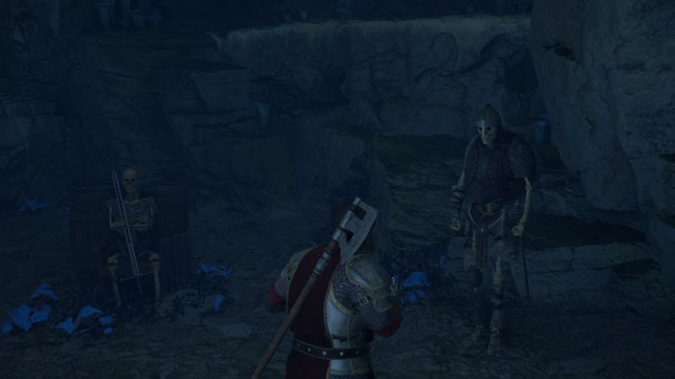 Interact With Skeleton to Start the Challenge