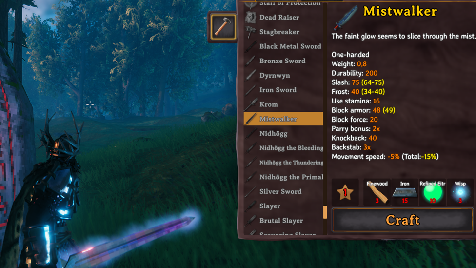 Mistwalker Sword