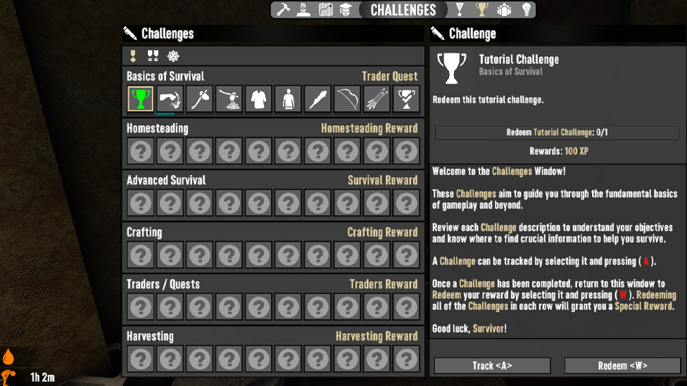 Completing Challenges