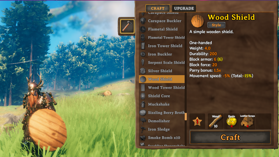Wooden Shield