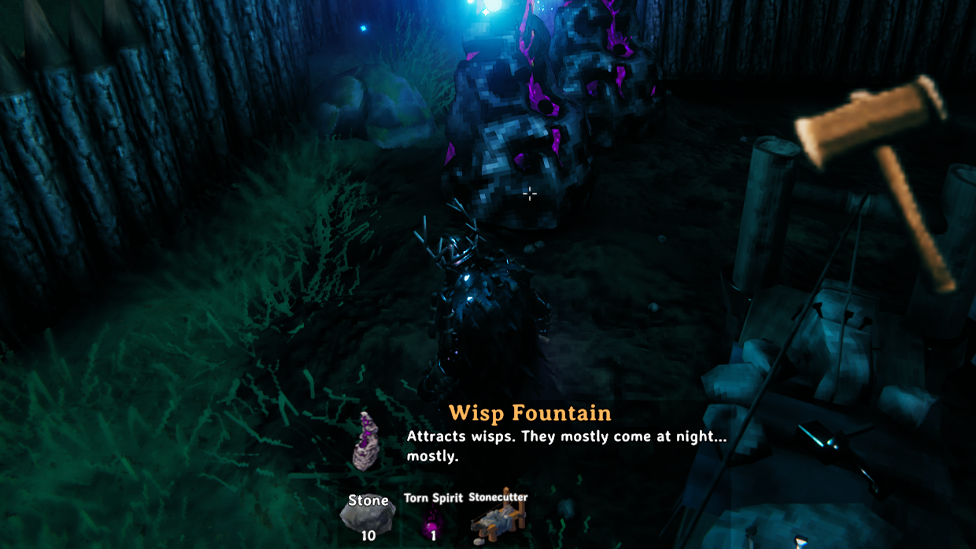 Crafting Wisp Fountain