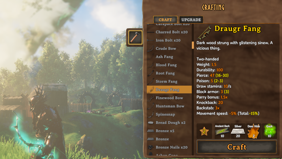 Draugr Fang Recipe