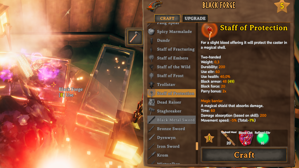 Staff of Protection Recipe