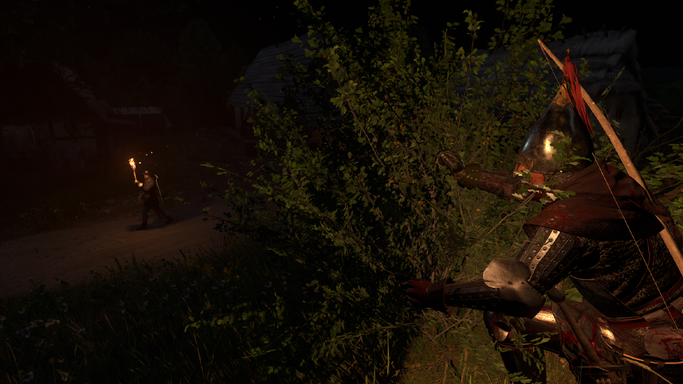 Hiding in Bushes