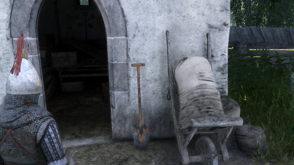Spade in the Cemetery
