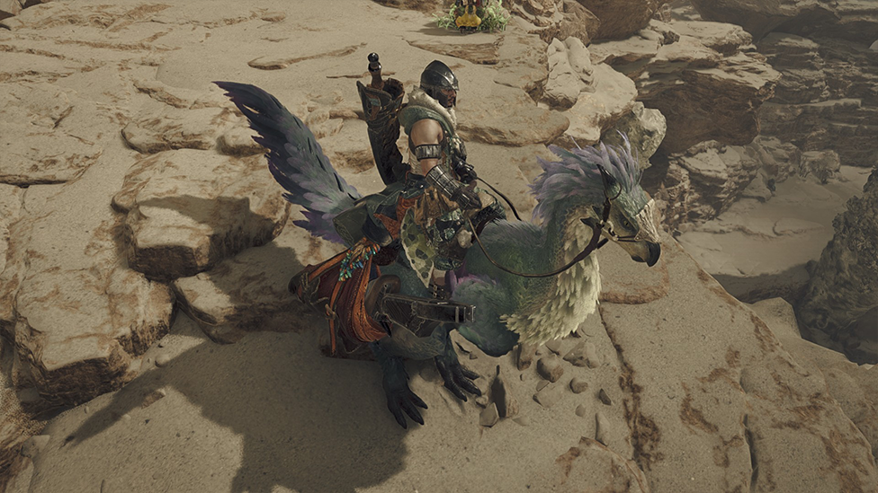 Seikret With Double Weapon Mount