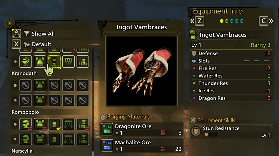 Forge Armor Set with Machalite Ore