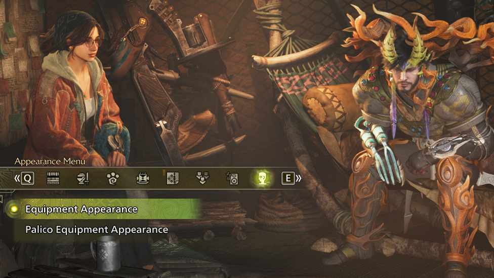 Change Appearance Menu