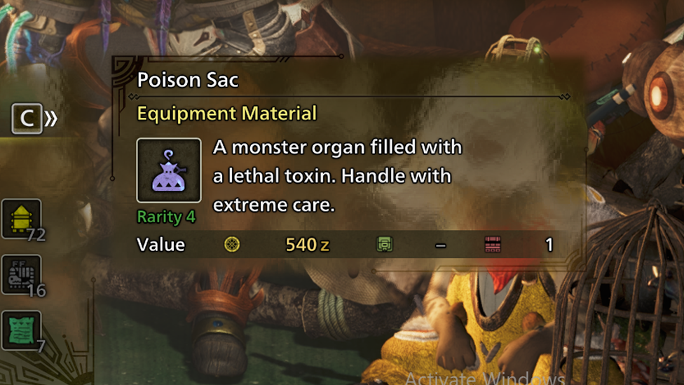 Poison Sac