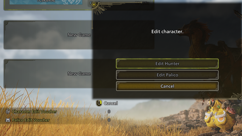Edit Hunter Option