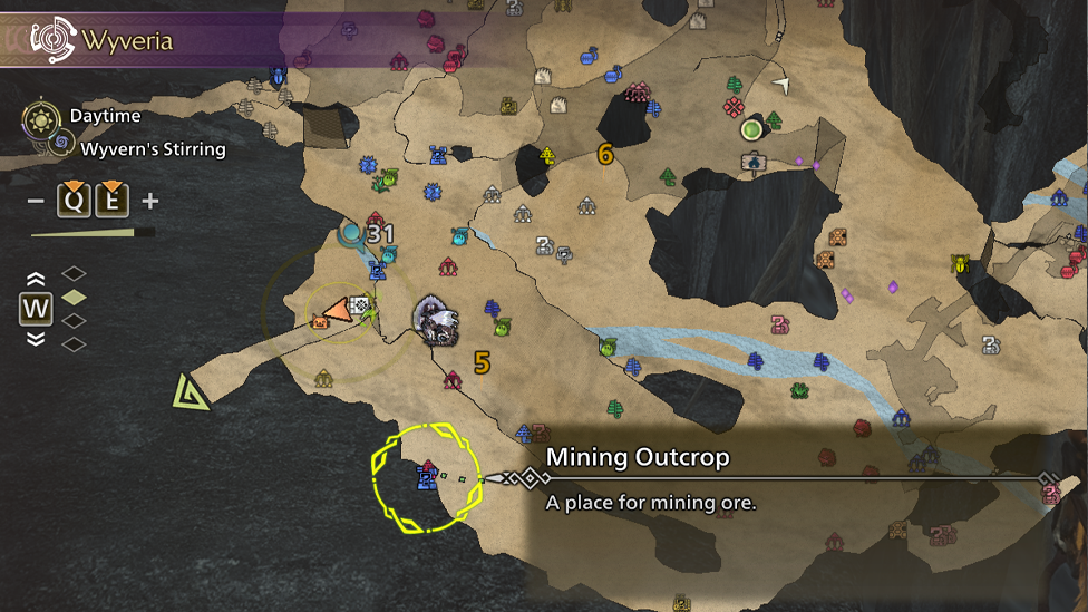 Area 5 Mining Outcrops