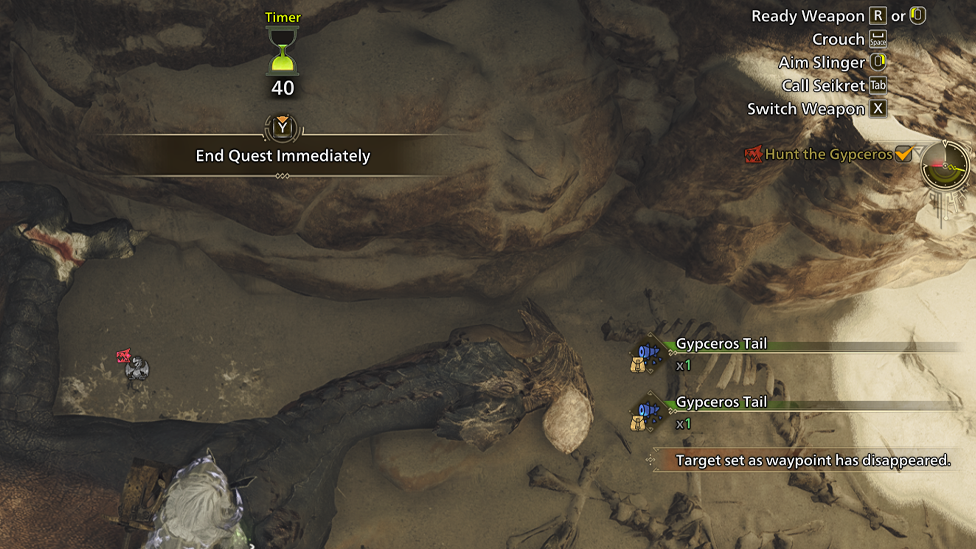 Gypceros Drop After the Fight