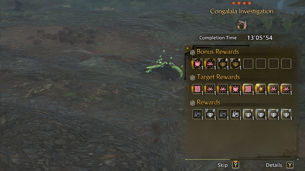 Better Material Drops When Capturing the Monster