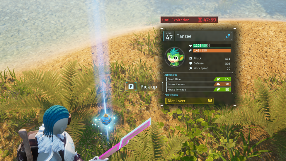 Pick Up Pal Sphere When All the Other Slots Are Full