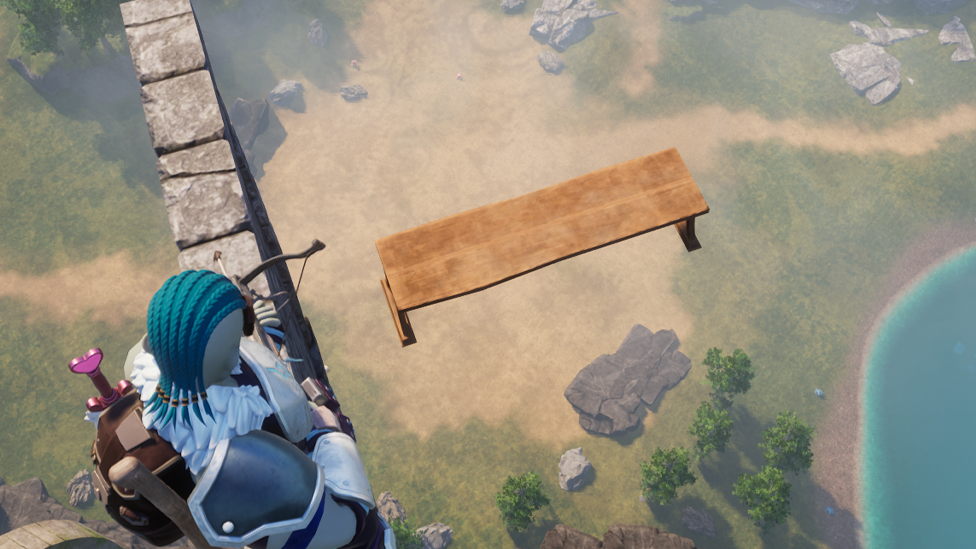 Wait at the Top For Guards To Spawn on the Bench