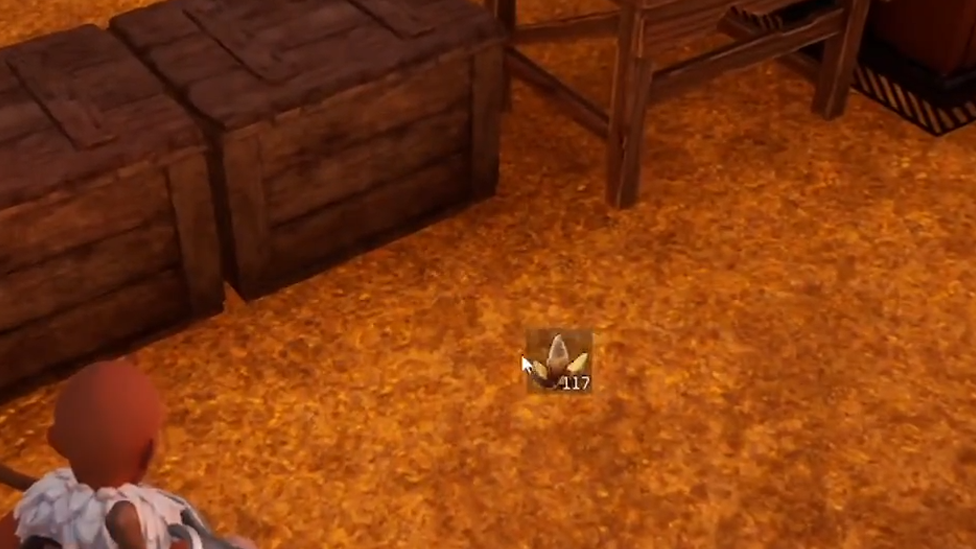 The Icon of the Material Seen After the Glitch is Triggered