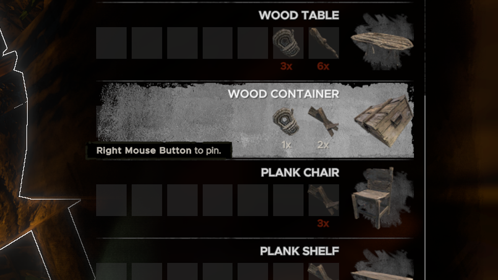 Storage Crate Recipe