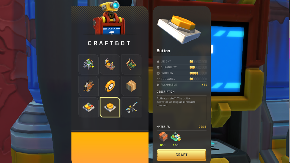 Craftbot Interface