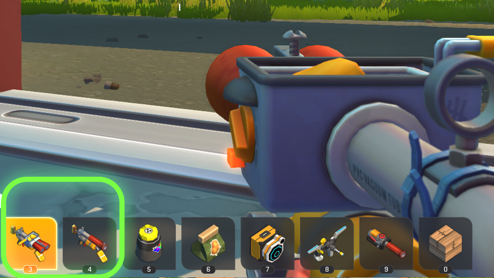 Having Another Weapon Near Spud Shotgun Hotkey Gives More Flexibility in Combat