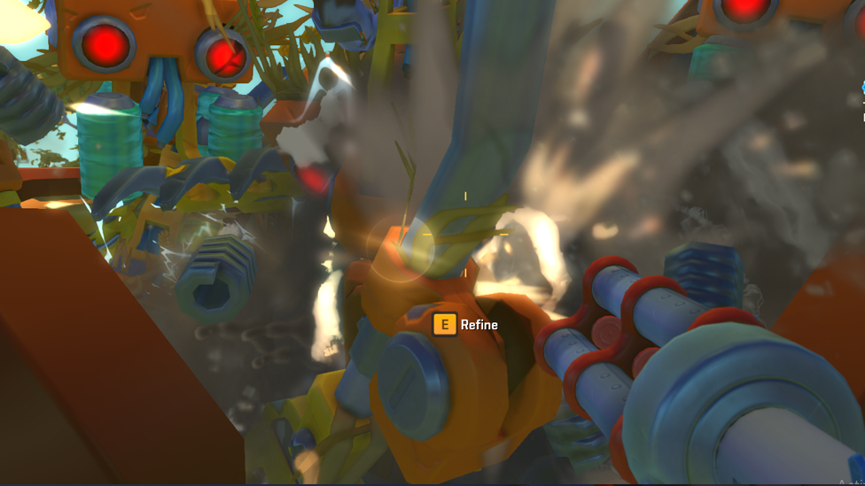 Spudling Gun in Combat