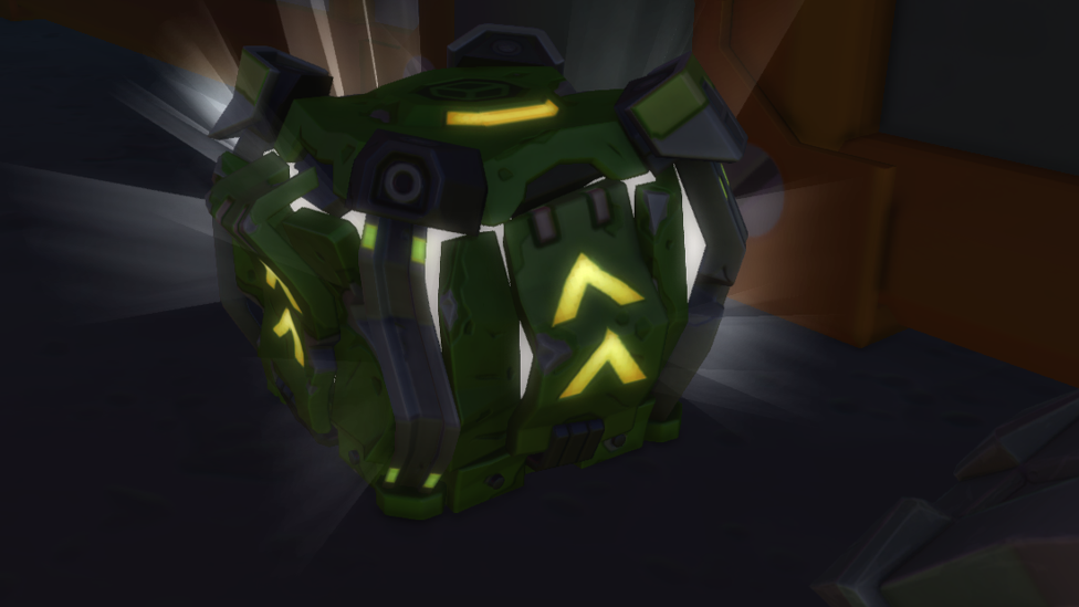 Look For Damaged Crates to Acquire Chemicals Drop