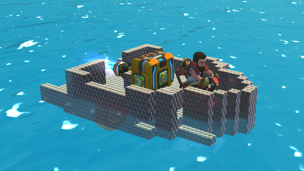Building a Boat in Scrap Mechanic