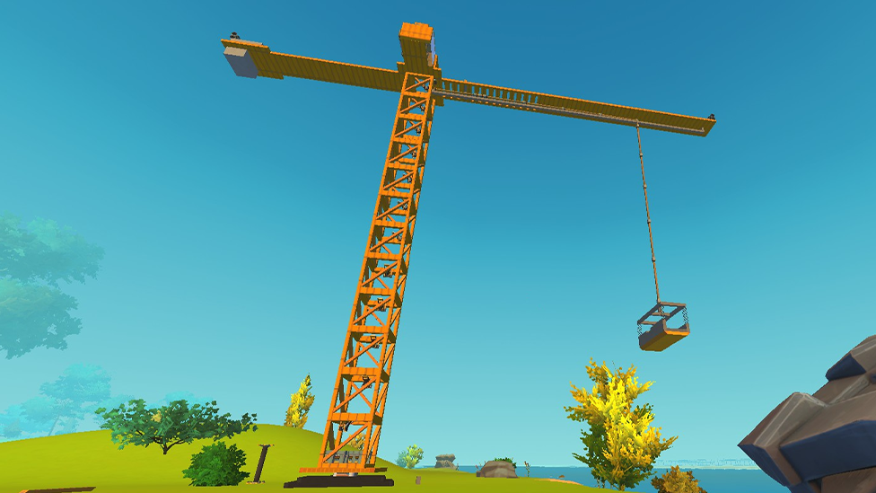 Crane in Scrap Mechanic