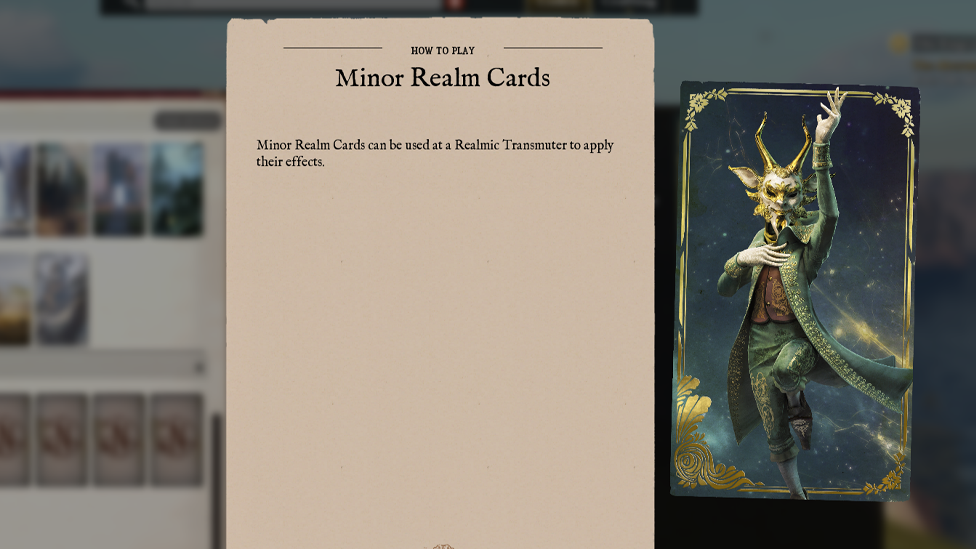 Minor Realm Cards