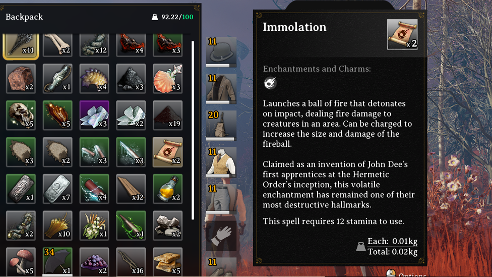 Immolation Enchantment