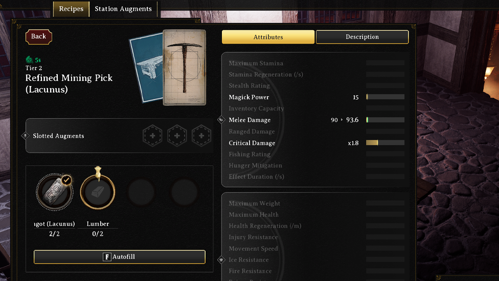 Crafting Advanced Items