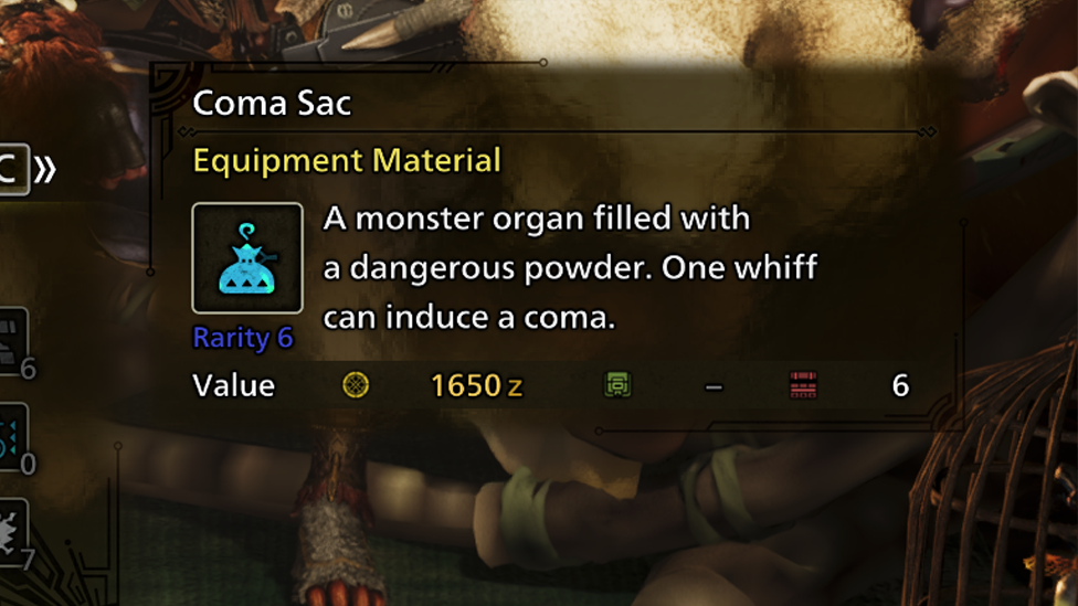 Coma Sacs in MHW