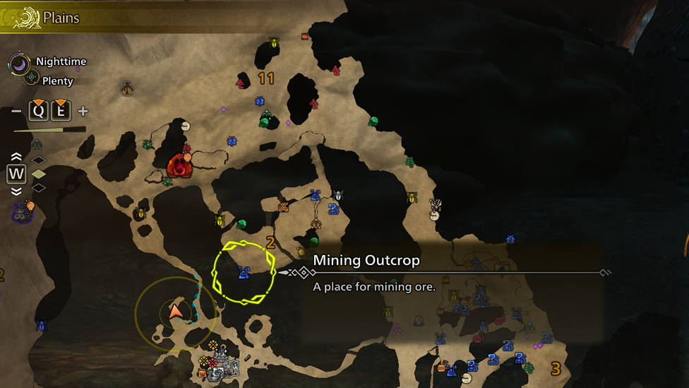 Area 2 in Plains Where You Can Mine Calabrite Ore