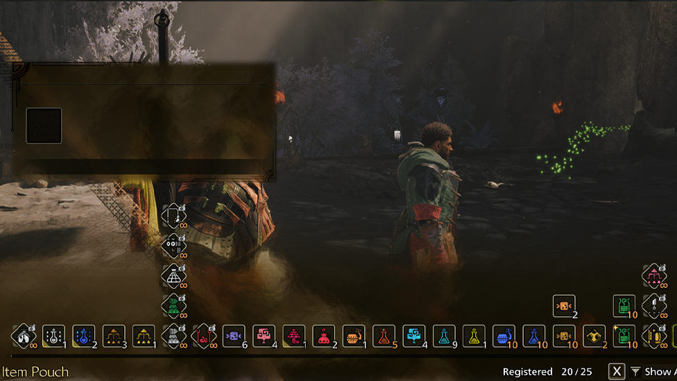 Item Bar in Monster Hunter Wilds