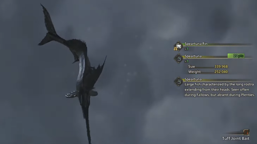 Speartuna Fin in MH Wilds