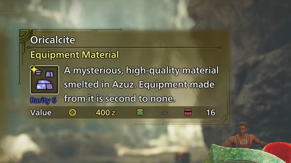 Oricalcite in MH Wilds