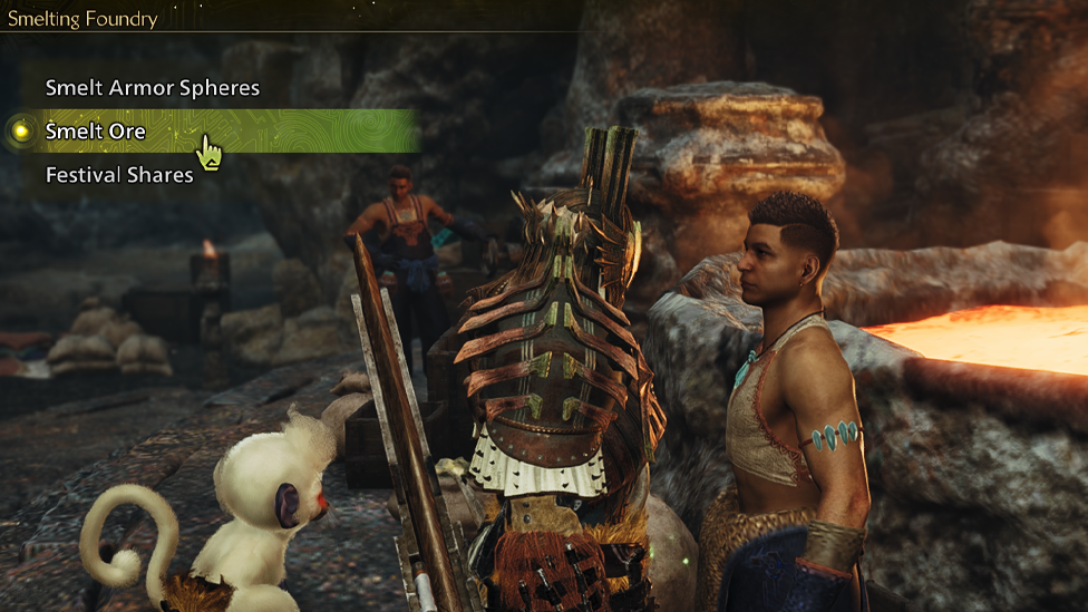 Accessing Smelting Foundry