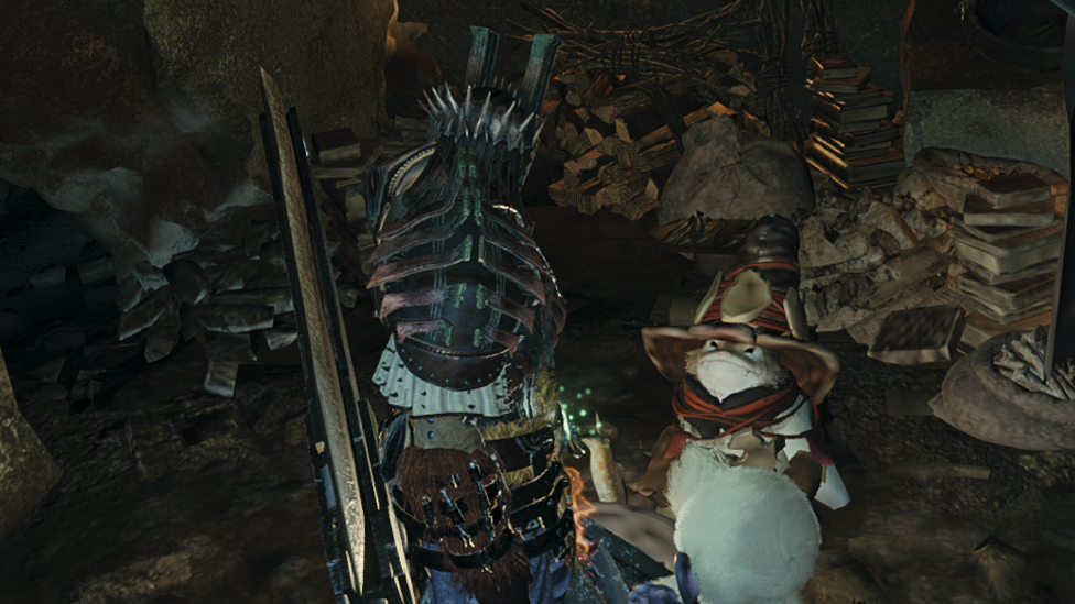 Speak With Rove in Iceshard Cliffs to Trade For Monster Broth