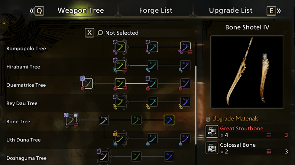 You Can Upgrade Your Weapon With Great Stoutbone