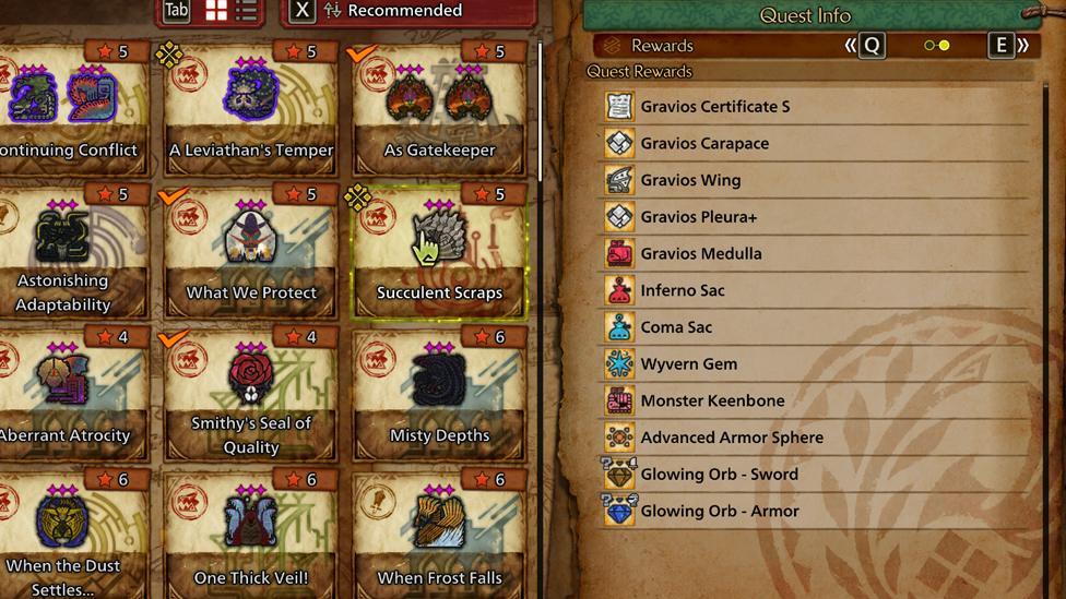 Items Drop From Gravios