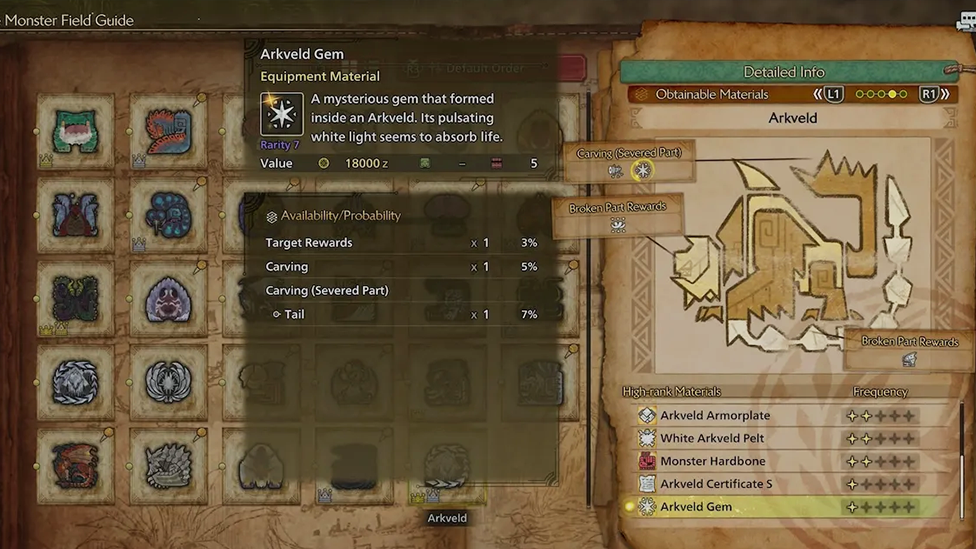 Arkveld Drop Rewards