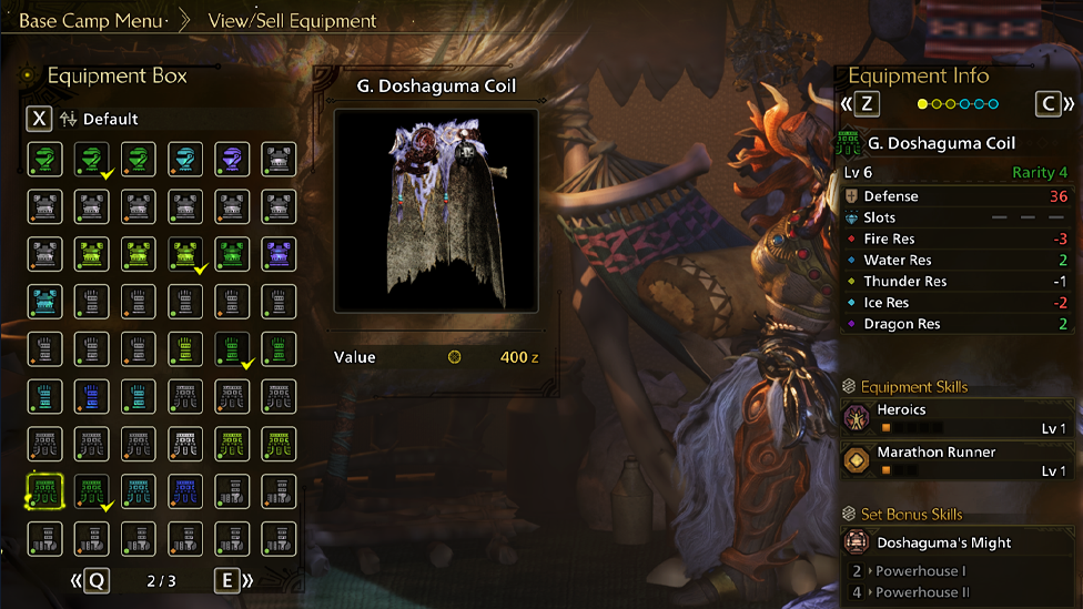 Doshahuma Coil With Level 1 Heroics