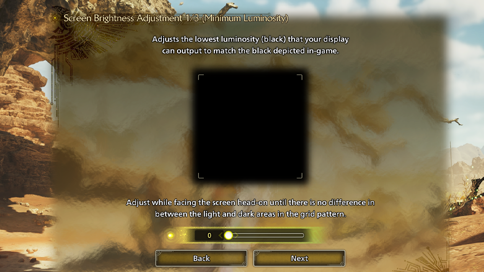 Adjusting Brightness Settings