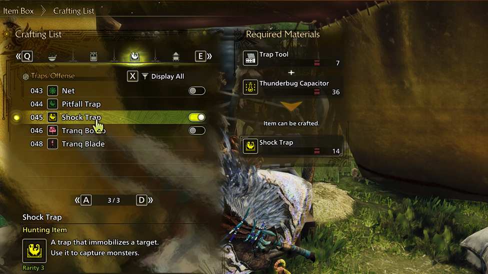 Crafting Shock Traps