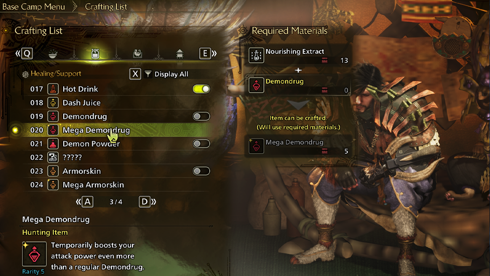 For Mega Demondrug You Need Demondrug First