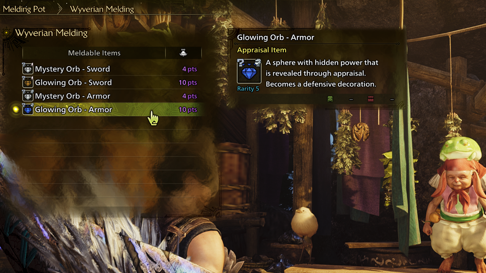 Use the Melding Pot in Suja for Glowing Orbs