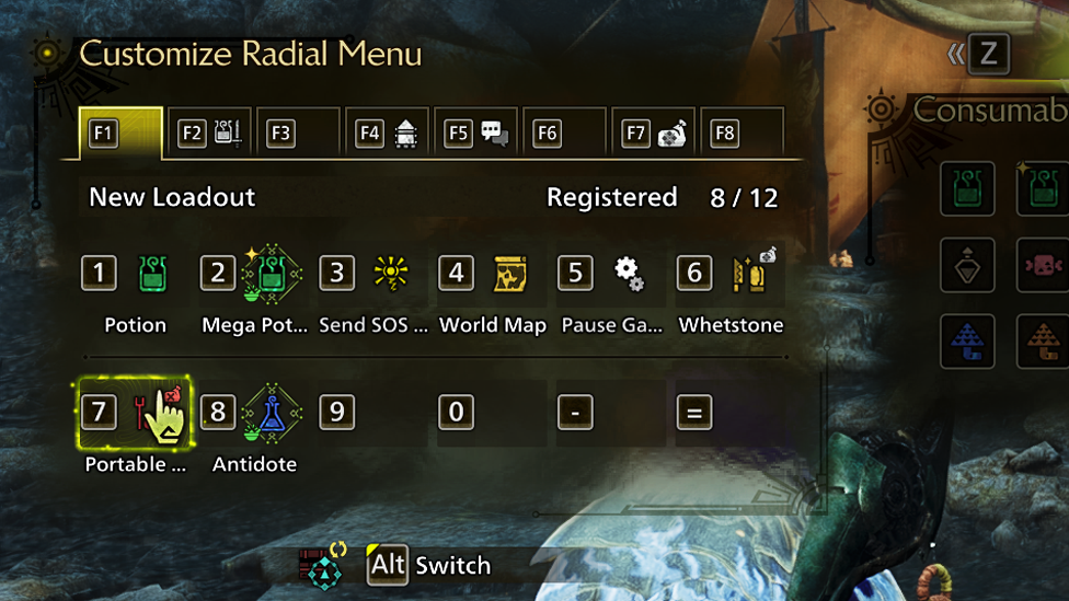 Best Items For Radial Menu